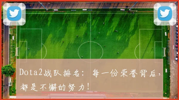 Dota2战队排名:每一份荣誉背后,都是不懈的努力!